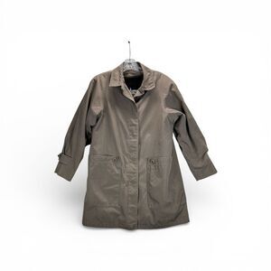 London Fog Trench Coat Women 10 Reg Tan Rain Jacket Lined Classic